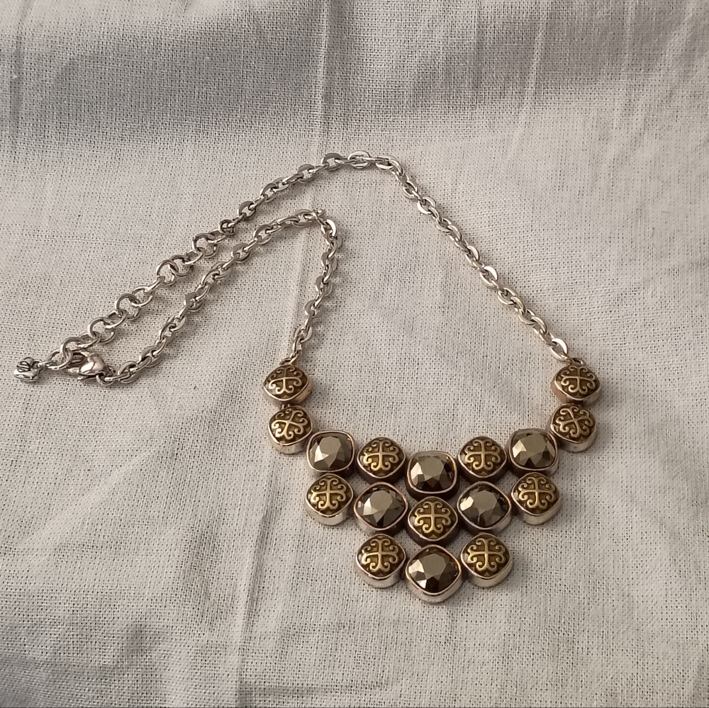 ❤️BRIGHTON 2 in 1 The Duchess Swarovski Crystals Necklace +Tin